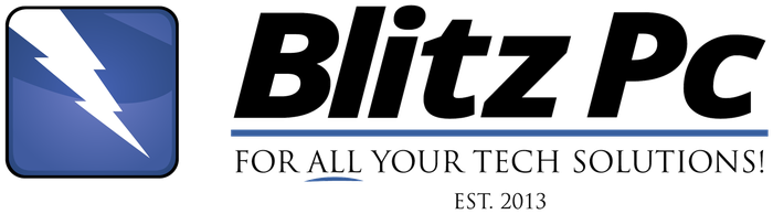 Blitz PC. For All Your Tech Solutions. Est. 2013